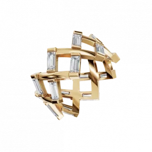 Baguette Natural Diamond Statement Ring – Sleek, Bold, and Brilliant