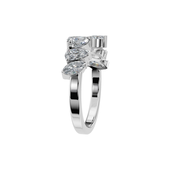 Natural Diamond Cluster Statement Ring – A Symphony of Shape and Sparkle - Image 6