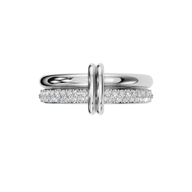 Interlocking Natural Diamond Link Ring – A Bold Expression of Unity and Elegance - Image 7