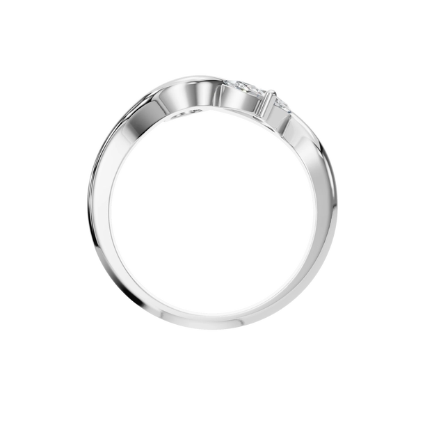 Natural Diamond Link Wedding Band – Bold Design, Timeless Brilliance - Image 8