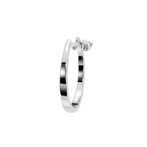 Open Natural Diamond Ring – Modern Minimalism with a Touch of Sparkle - Image 6