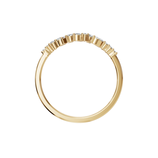 Natural Diamond Cluster Ring – A Sparkling Symphony of Shape and Elegance - Image 4