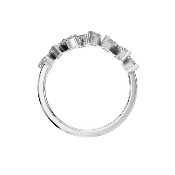 Natural Diamond Cluster Statement Ring – A Symphony of Shape and Sparkle - Image 8