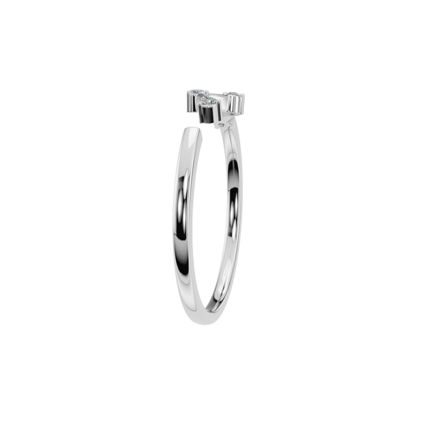 “Dash” Natural Diamond Cuff Ring – Effortless Elegance in Every Curve - Image 6