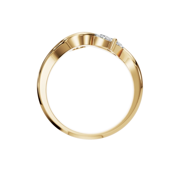 Natural Diamond Link Wedding Band – Bold Design, Timeless Brilliance - Image 4