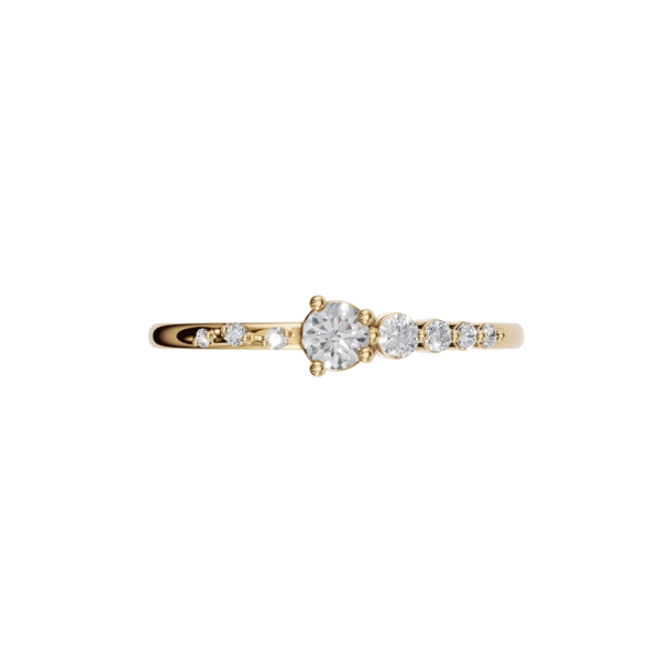 Delicate Natural Diamond Eternity Ring – A Whisper of Brilliance - Image 3