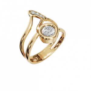 Bold Natural Diamond Ring – A Modern Statement of Sparkle