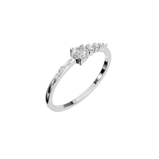 Delicate Natural Diamond Eternity Ring – A Whisper of Brilliance - Image 5