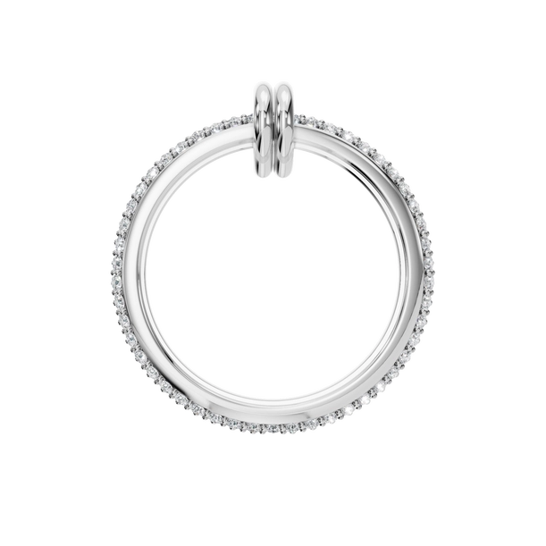 Interlocking Natural Diamond Link Ring – A Bold Expression of Unity and Elegance - Image 8