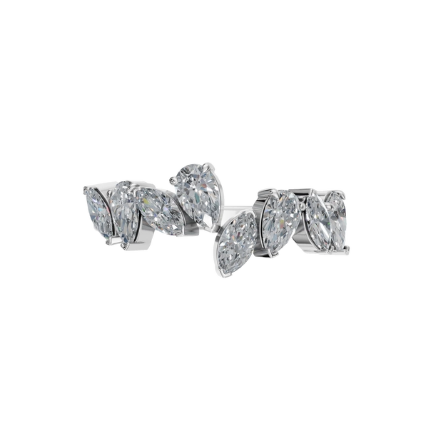 Natural Diamond Cluster Statement Ring – A Symphony of Shape and Sparkle - Image 7